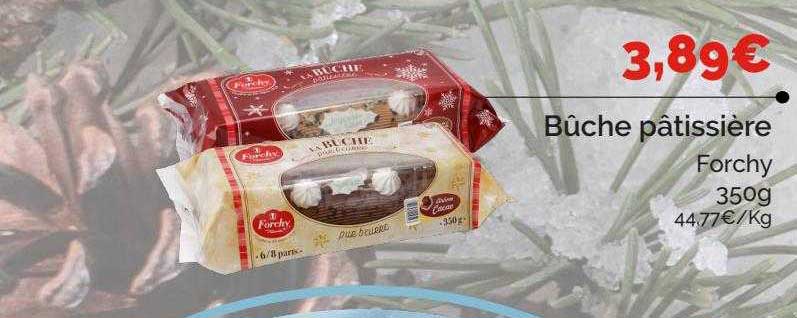 bûche pâtissière forchy