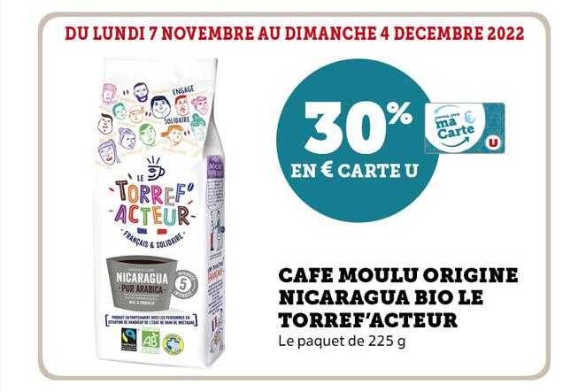 café moulu origine nicaragua bio le torref'acteur