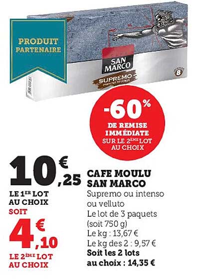 café moulu san marco