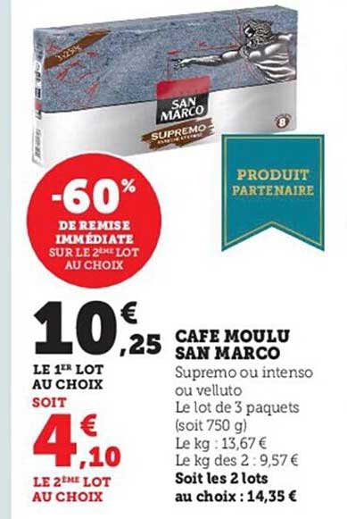 café moulu san marco