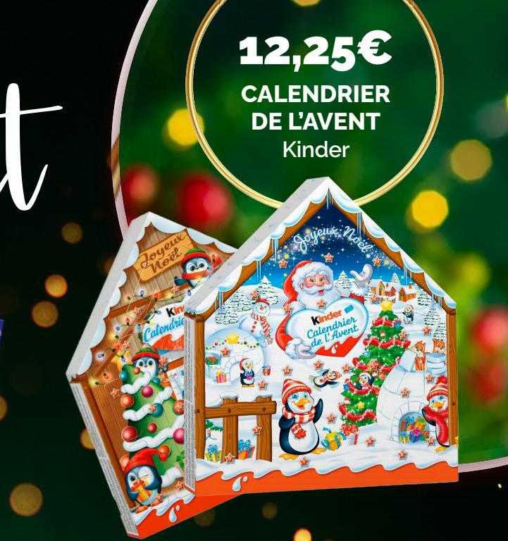 calendrier de l'avent kinder