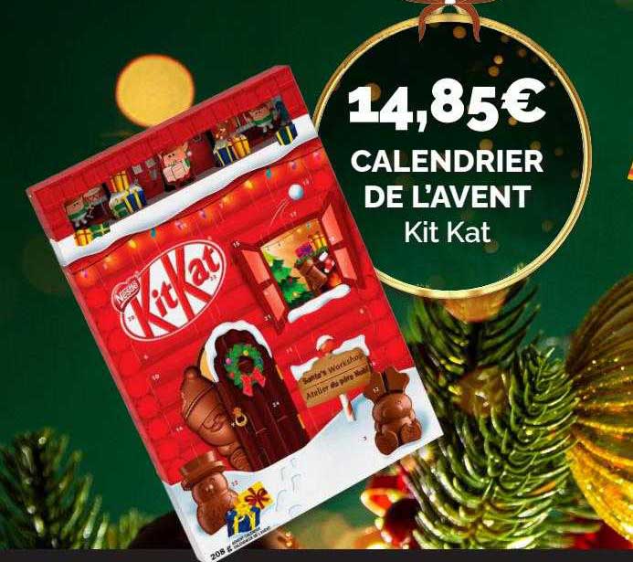 calendrier de l'avent kit kat