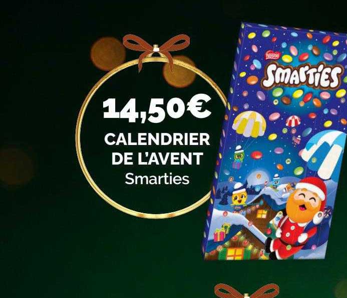 calendrier de l'avent smarties