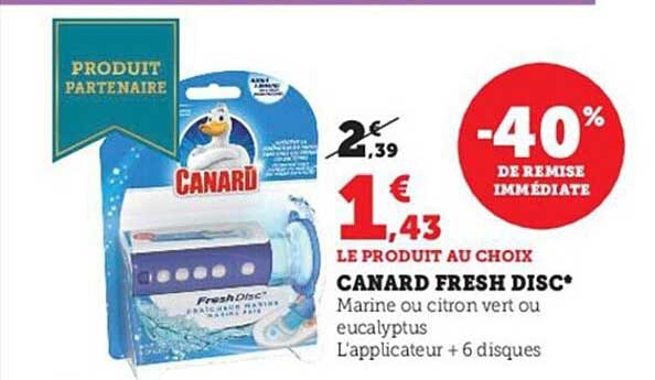 canard fresh disc