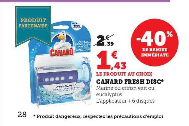 canard fresh disc