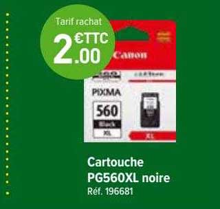 Cartouche Pg560xl Noire