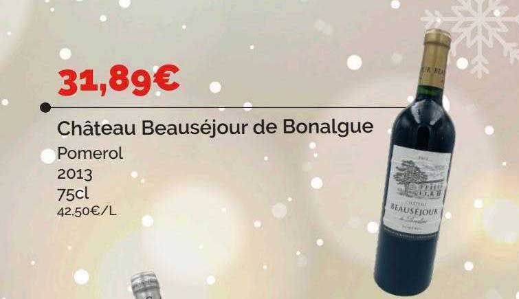 château beauséjour de bonalgue pomerol