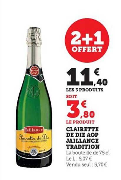 clairette de die aop jaillance tradition