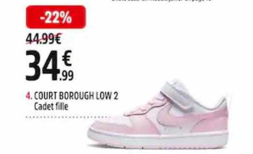 court borough low 2 cadet fille