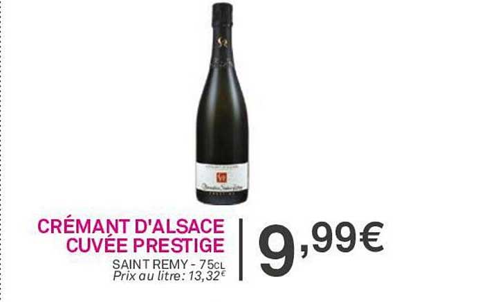 crémant d'alsace cuvée prestige saint remy