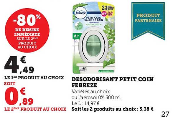 Désodorisant Petit Coin Febrèze