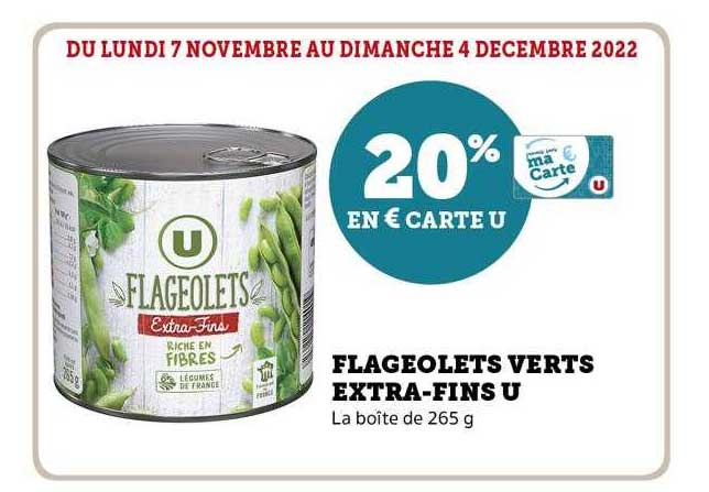 flageolets verts extra-fins u