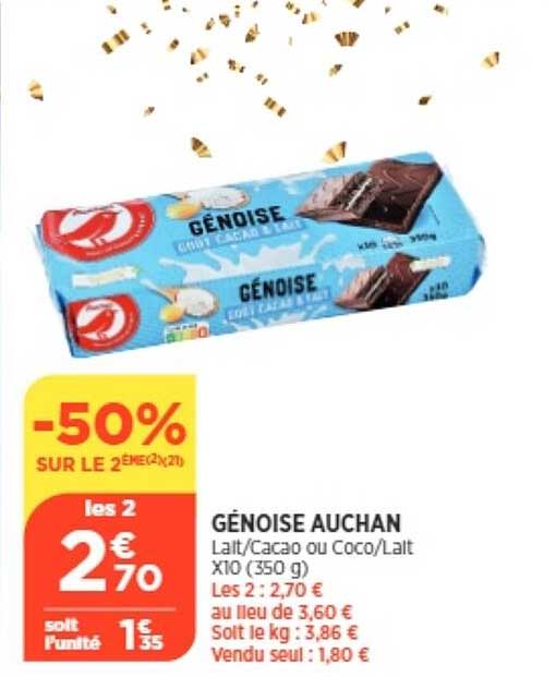 Génoise Auchan
