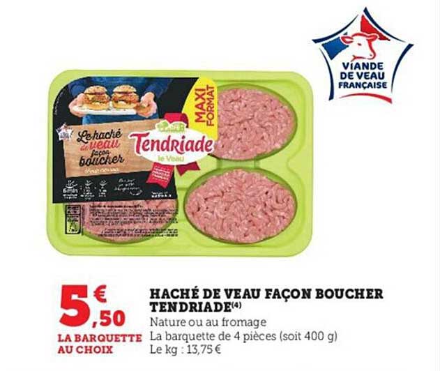 haché de veau façon boucher tendriade