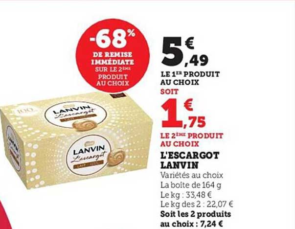 l'escargot lanvin