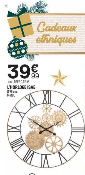 l'horloge isae