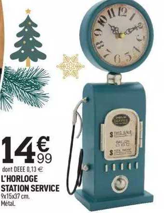 l'horloge station service