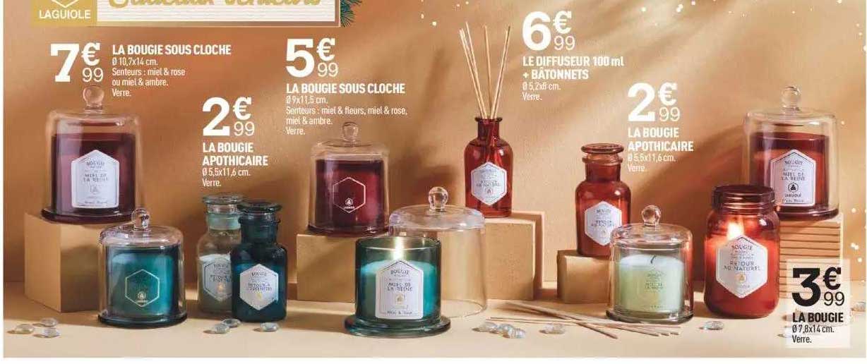 la bougie sous cloche, la bougie apothicaire, la bougie sous cloche, le diffuseur 100ml + bâtonnets, la bougie apothicaire, la bougie