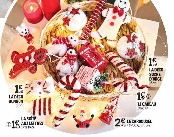 La Déco Bonbon, La Boîte Aux Lettres, La Déco Sucre D'orge, Le Cadeau, Le Carrousel