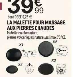 la mallette pour massage aux pierres chaudes