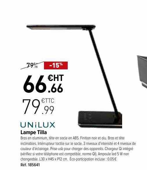 lampe tilla unilux