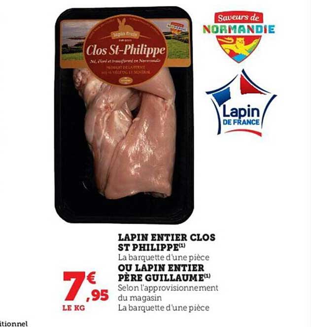 lapin entier clos st philippe ou lapin entier père guillaume