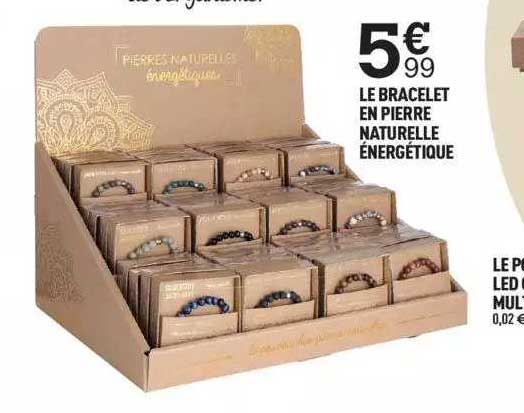 le bracelet en pierre naturelle énergétique