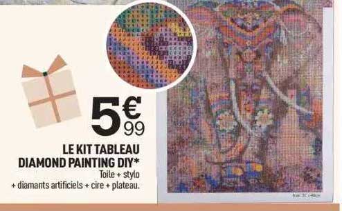 le kit tableau diamond painting diy