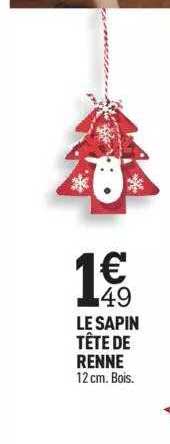 le sapin tête de renne