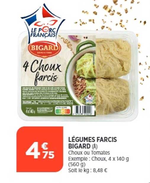 Légumes Farcis Bigard