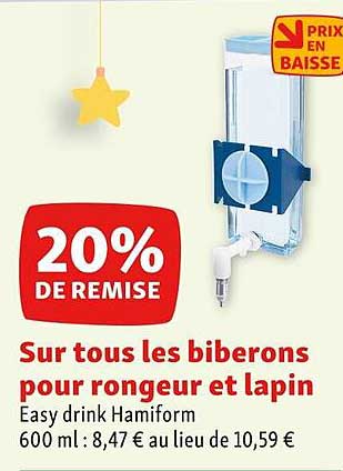 Les Biberons Pour Rongeur Et Lapin