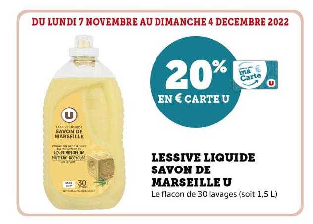 Lessive Liquide Savon De Marseille U