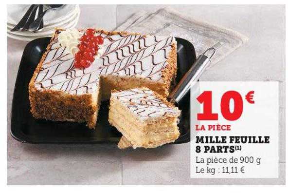 mille feuille 8 parts