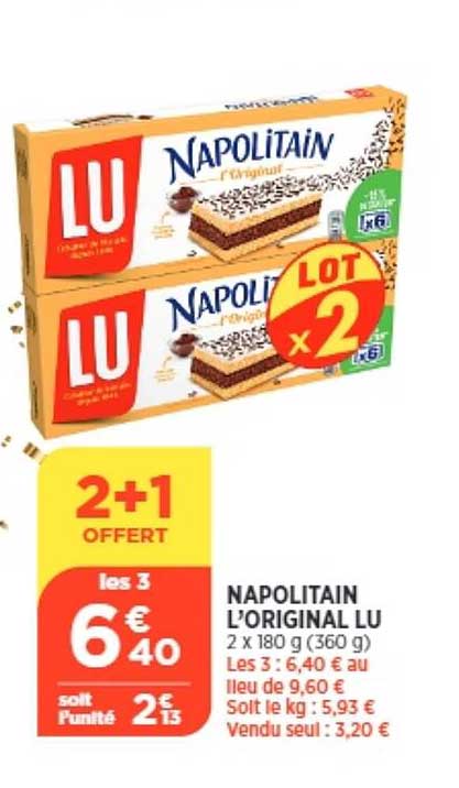 Napolitain L'original Lu