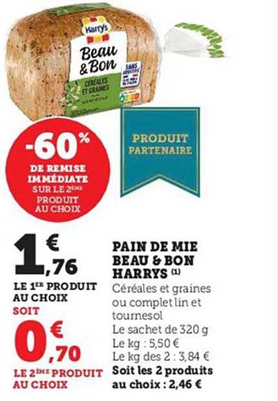 Pain De Mie Beau & Bon Harrys