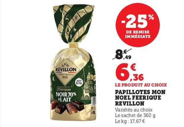 Papillotes Mon Noël Féerique Révillon