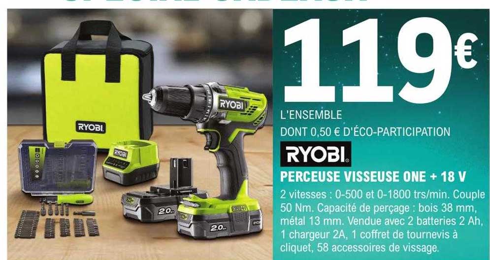 Perceuse Visseuse One+ 18v Ryobi