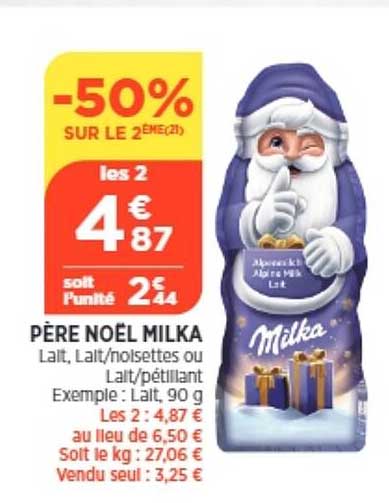 père noël milka