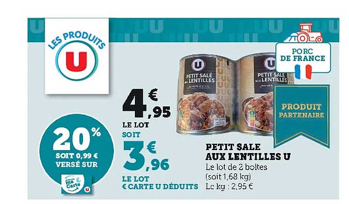 Petit Salé Aux Lentilles U