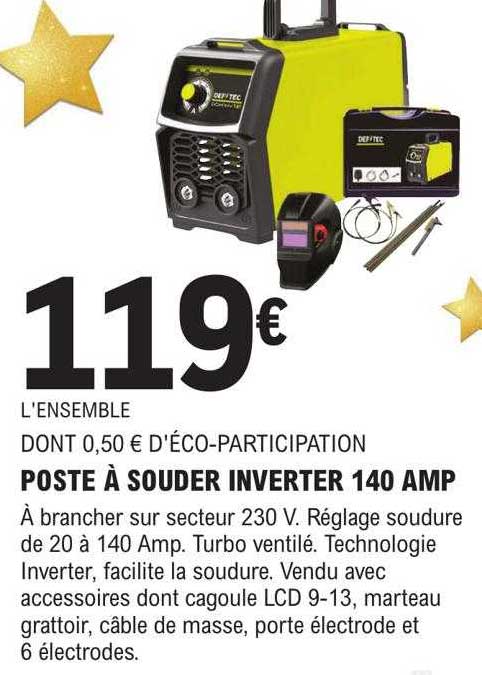 poste à souder inverter 140 amp ryobi