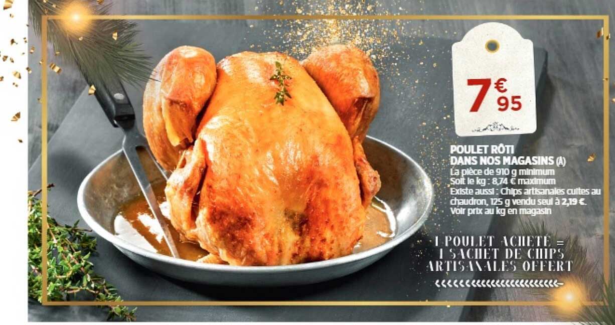 poulet rôti dans nos magasins