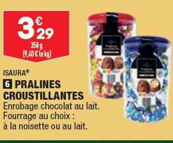 pralinés croustillantes isaura