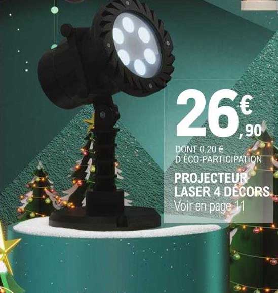 projecteur laser 4 décors