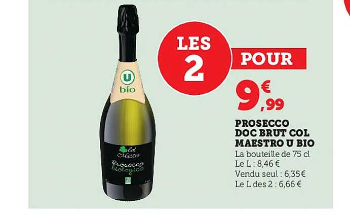prosecco doc brut col maestro u bio