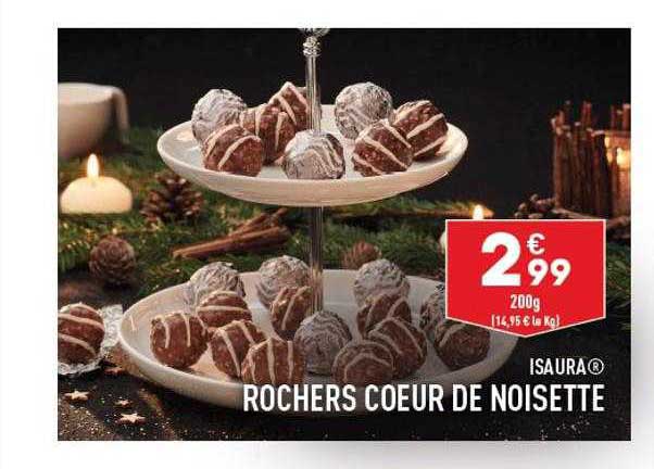 rochers cœur de noisette isaura