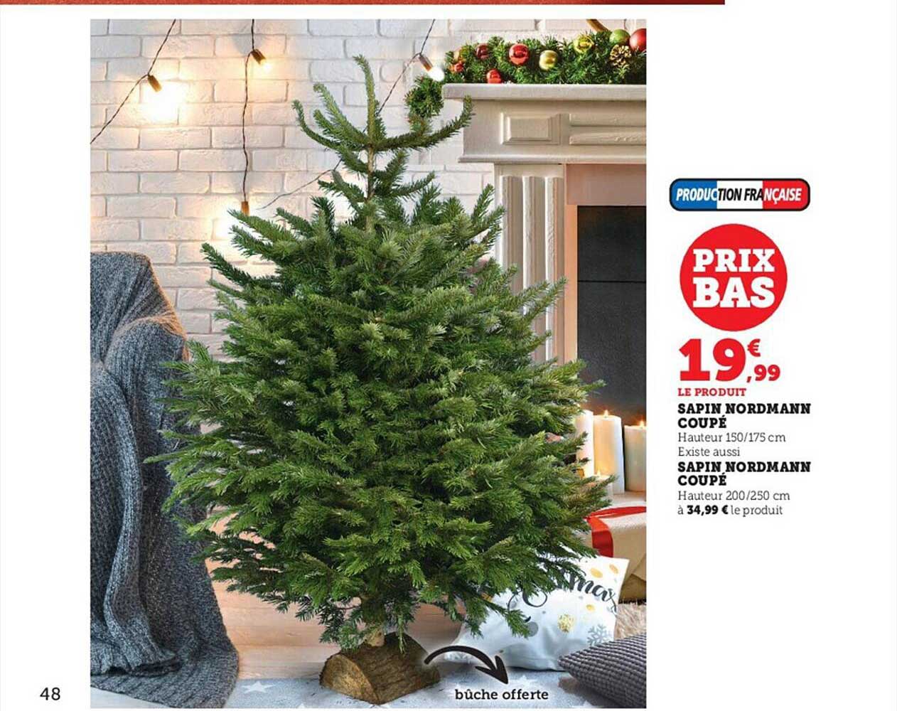 sapin nordmann coupé