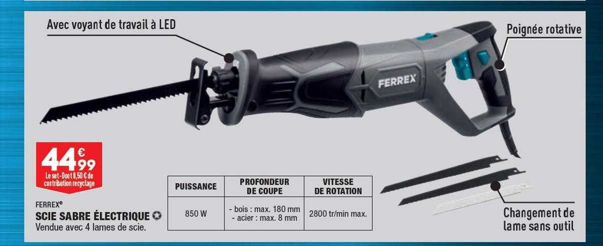 scie sabre électrique ferrex
