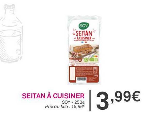 seitan à cuisiner soy