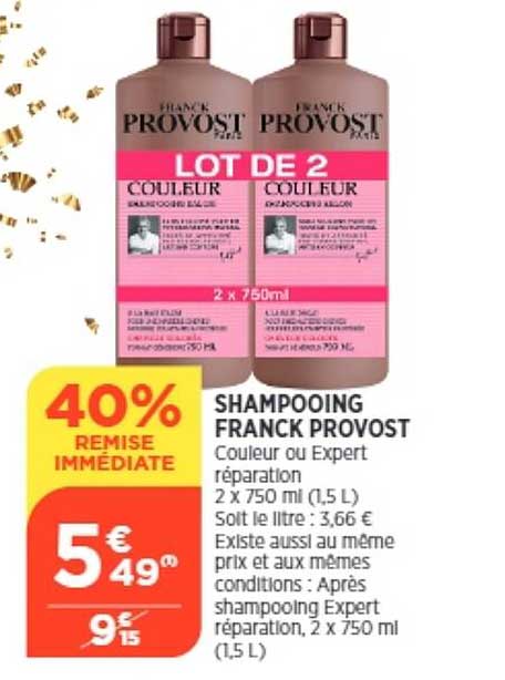 shampooing franck provost
