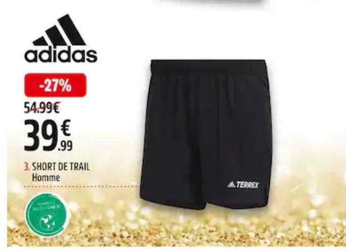 short de trail homme adidas